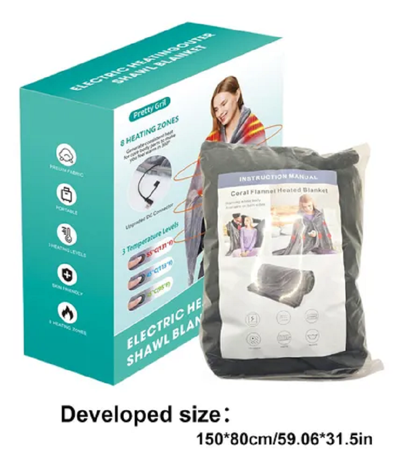 Miniatura 5 de Cobija Termica Manta electrica